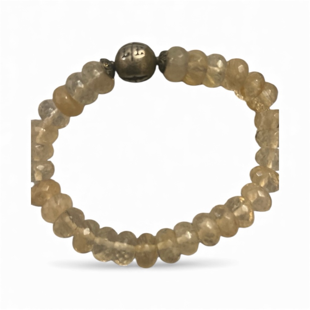 Lizzy James Citrine Bead Bracelet Stretch